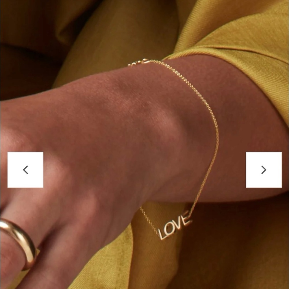 Nwt Maya Brenner Rose Gold Love Bracelet — image 4 of 5